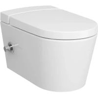 Подвесной безободковый унитаз с функцией биде с сиденьем микролифт VitrA Nest 5176B003-6233
