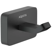 Крючок Aquatek Либра AQ4301MB для ванны, черный матовый