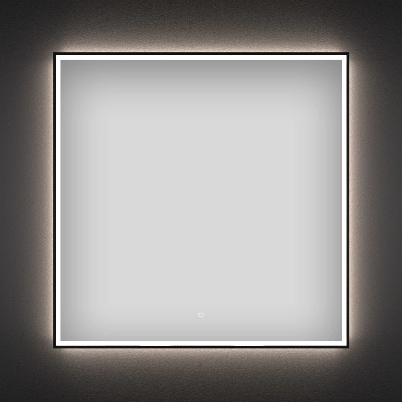 Зеркало 50x50 см черный матовый Wellsee 7 Rays’ Spectrum 172200400