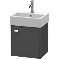Тумба графит матовый 43,4 см Duravit Brioso BR4050R1049