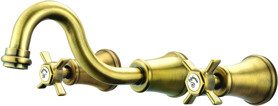 Смеситель для раковины-чаши встраиваемый в столешницу Elghansa Praktic Bronze 1402660-Bronze