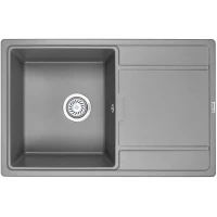 Кухонная мойка Granula 7804, алюминиум