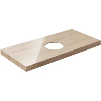 Столешница 100 см бежевый глянец для накладных раковин Kerama Marazzi Canaletto Риальто CN100.SG560422R