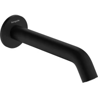 Излив для ванны Hansgrohe Tecturis S 73411670 198 мм, черный матовый
