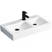 Раковина Ceruttispa Double Vito CT9281 72,5x40 см, подвесная, белый