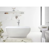 Акриловая ванна Abber AB9220 170x70 см, отдельностоящая, белый