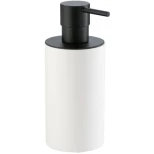 Изображение товара дозатор для жидкого мыла stil haus tondo 1206(23-bi) настольный, черный матовый/белый