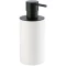 Дозатор для жидкого мыла Stil Haus Tondo 1206(23-BI) настольный, черный матовый/белый - 1