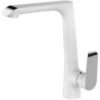 Смеситель для кухни WeltWasser Bonn 306 WT 10000002007 хром/белый