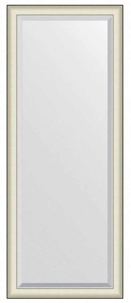 Зеркало напольное 79x200 см белая кожа с хромом Evoform Exclusive floor BY 6191