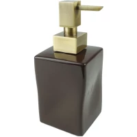Дозатор для жидкого мыла Stil Haus Prisma 795(25-MA) настольный, коричневый/бронза