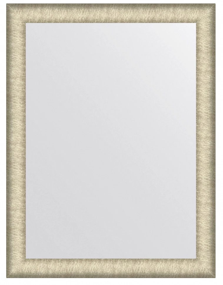 Зеркало 63x83 см брашированное серебро Evoform Definite BY 7608 зеркало 55x70 см брашированное серебро evoform octagon by 7425