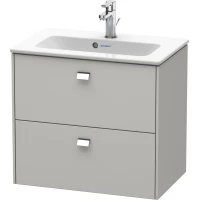 Тумба бетонно-серый матовый 62 см Duravit Brioso BR411001007