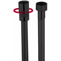 Душевой шланг Bossini Cromolux A00167C.073.1 150 см, черный матовый