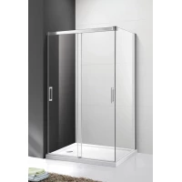 Душевой уголок 120x90 см Cezares TANDEM-SOFT-AH-2-120/90-C-Cr-IV прозрачное