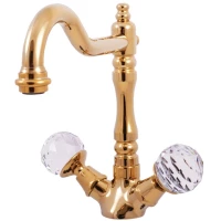 Смеситель для раковины с донным клапаном Rav Slezak BRILLIANCE121.5/8Z