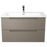 Тумба под раковину Visobath Kyoto 76350/Quarzo 79,5 см, подвесная, кварцевый матовый