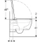 Комплект подвесной унитаз Geberit iCon 500.784.01.1 + система инсталляции Jacob Delafon E5504-NF + E4326-00 - 7