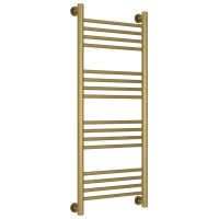 Полотенцесушитель водяной 1000x400 перемычка выгнутая состаренная латунь Сунержа Богема+ 051-0221-1040