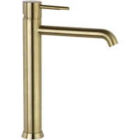 Смеситель для раковины Ramon Soler Odisea 390201OC без донного клапана, золотой матовый