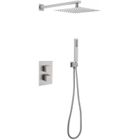 Душевой комплект Abber Daheim AF8251SP 250 мм, с термостатом, сатин