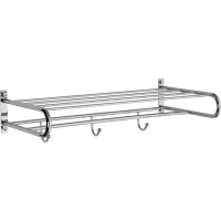 Полка для полотенец Sanibano H255/CR 55 см, хром