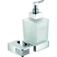 Дозатор для жидкого мыла Sanibano Diamond H9000/11CRC настенный, хром