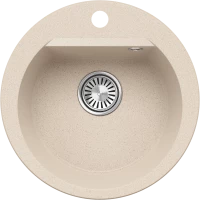 Кухонная мойка Polygran Atol-460 кремовый 854758