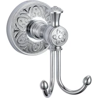 Крючок Savol 58A S-005854A двойной, для ванны, хром