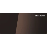 Кнопка смыва Geberit Omega 70 115.084.SQ.1 для инсталляции, дистанционная, умбра