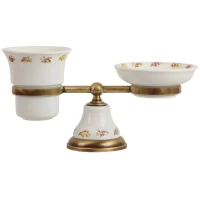 Стакан с мыльницей Migliore Provance ML.PRO-60.510.BR