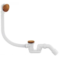 Слив-перелив для ванны AltroBagno Beni aggiuntivi AltroBagnoBD070304BC автомат, медь матовая