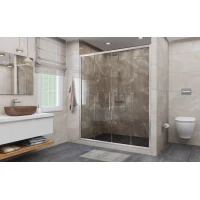 Душевая дверь 190-210 см Deto FC2-190 прозрачное