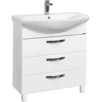 Тумба без раковины белый 76 см Акватон Ария 1A141301AA010