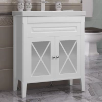 Тумба с раковиной белый матовый 80 см Opadiris Палермо