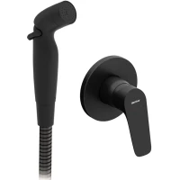 Гигиенический душ Damixa Jupiter 777510300 со смесителем, черный матовый