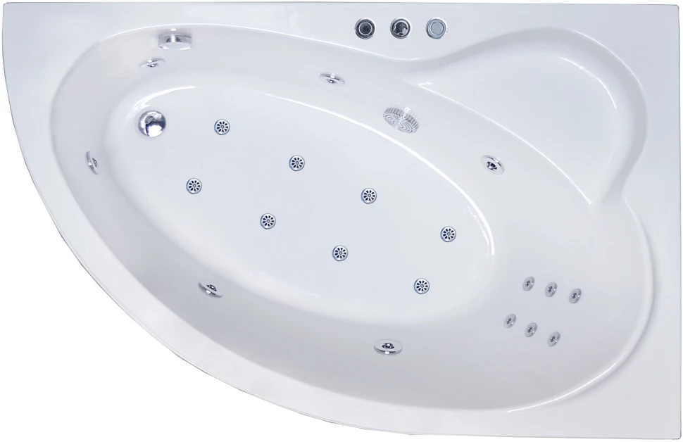 

Акриловая гидромассажная ванна 140x95 см R Royal Bath Alpine De Luxe RB819103DL-R