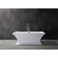 Акриловая ванна Abber AB9238 170x80 см, отдельностоящая, белый