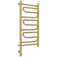 Полотенцесушитель электрический 800x400 золотой матовый МЭМ левый Сунержа Элегия 3.0 032-5818-8040