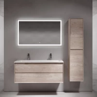 Комплект мебели Sancos Marmi 2.0 MR2.0120EG + CN7016 + CI1200 121 см, подвесной, дуб галифакс