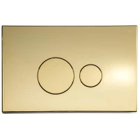 Кнопка смыва Boheme 668-G для инсталляции, золотой