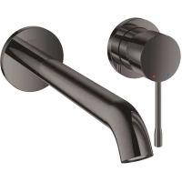 Смеситель для раковины Grohe Essence 19967A01 встраиваемый, без донного клапана, темный графит глянец