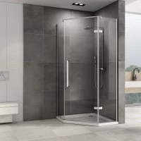 Душевой уголок 100x100 см Abber Ewiges Wasser AG05100 прозрачное