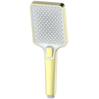 Душевая лейка Wonzon & Woghand WW-88SC08-BG 95 мм, 2 режима, золотой матовый