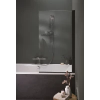 Шторка для ванны 80 см Jacob Delafon Struktura E6D042-BL прозрачное