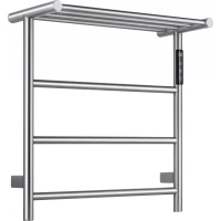 Полотенцесушитель электрический Wonzon & Woghand Bonn WW-AL402-BR 499,5x475, МЭМ правый, никель матовый