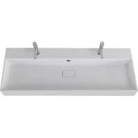 Раковина Cezares Premium 50314 121x45 см, накладная, белый матовый