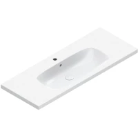 Раковина Catalano Alvea 0621211001 120x46 см, накладная, подвесная, белый глянец