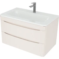 Тумба под раковину Style Line Бергамо СС-00002536 79 см, подвесная, карамель матовая