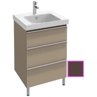 Тумба ледяной коричневый глянец 57 см Jacob Delafon Odeon Up EB990-N23